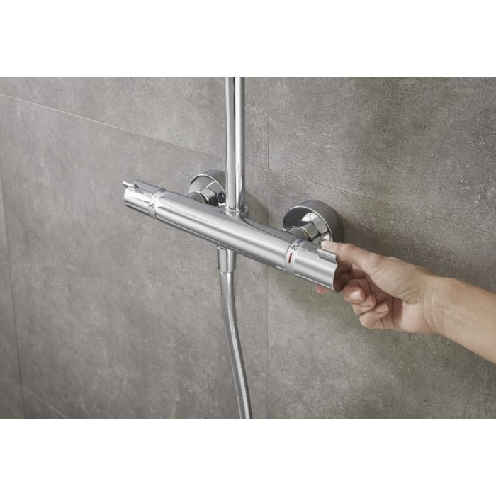 Душевая стойка Hansgrohe Croma 160 Showerpipe 27135000 с термостатом, хром