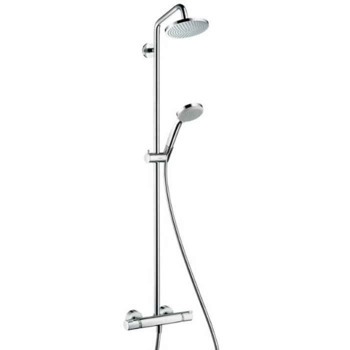Душевая стойка Hansgrohe Croma 160 Showerpipe 27135000 с термостатом, хром