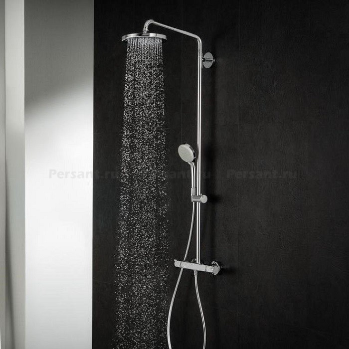 Душевая стойка Hansgrohe 27185000 Croma 220 Showerpipe с термостатом, хром