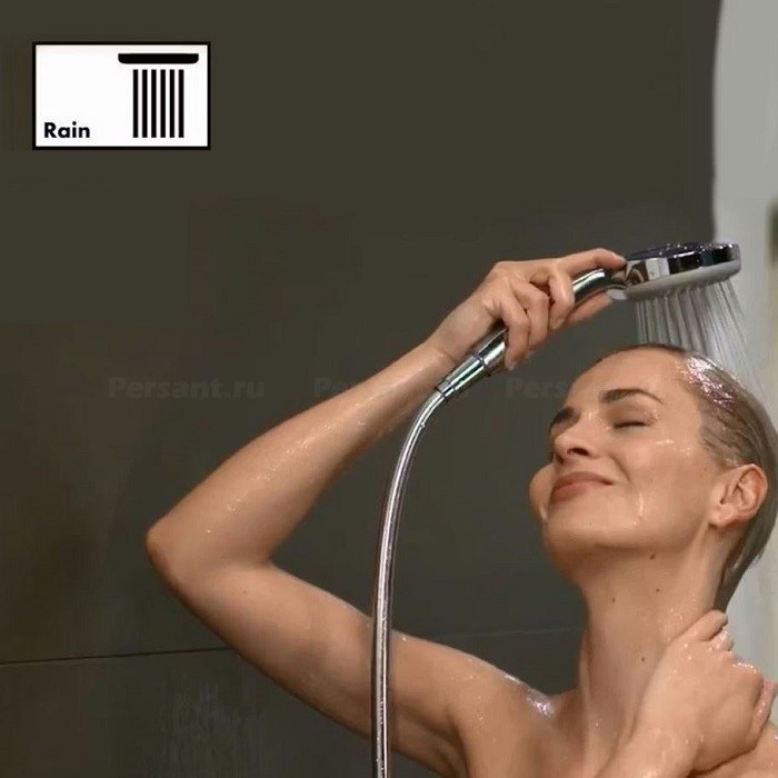 Душевая стойка Hansgrohe 27185000 Croma 220 Showerpipe с термостатом, хром