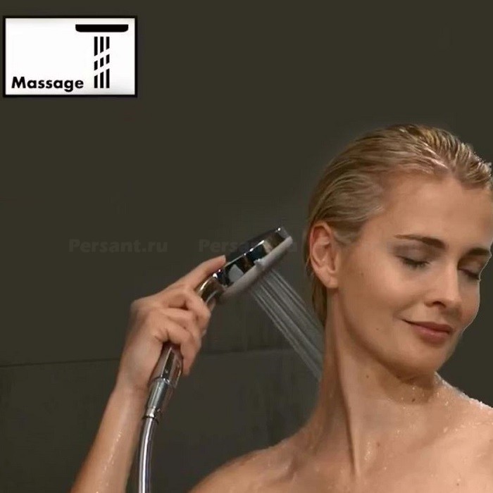 Душевая стойка Hansgrohe 27185000 Croma 220 Showerpipe с термостатом, хром