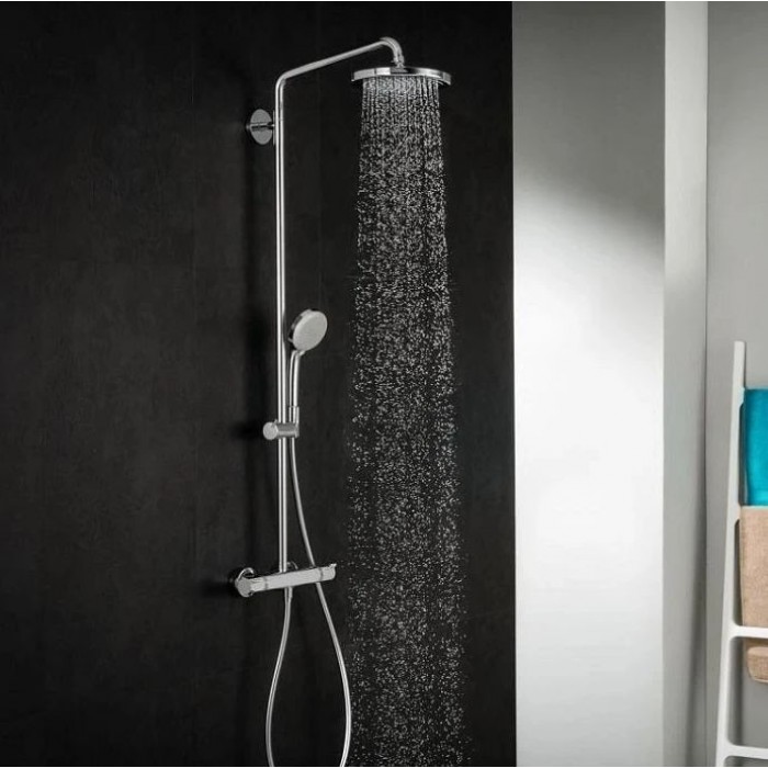 Душевая стойка Hansgrohe Croma 220 Showerpipe 27185000 с термостатом, хром