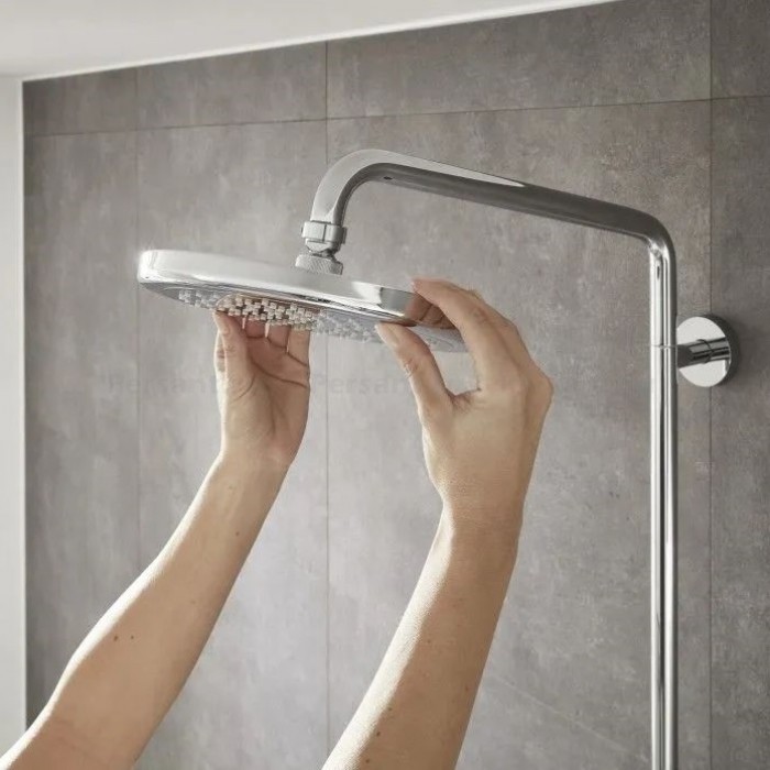 Душевая стойка Hansgrohe 27185000 Croma 220 Showerpipe с термостатом, хром