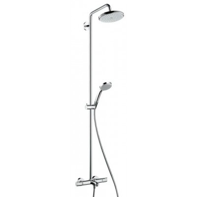 Душевая стойка для ванны Hansgrohe Croma 220 1jet 27223000 с термостатом, хром