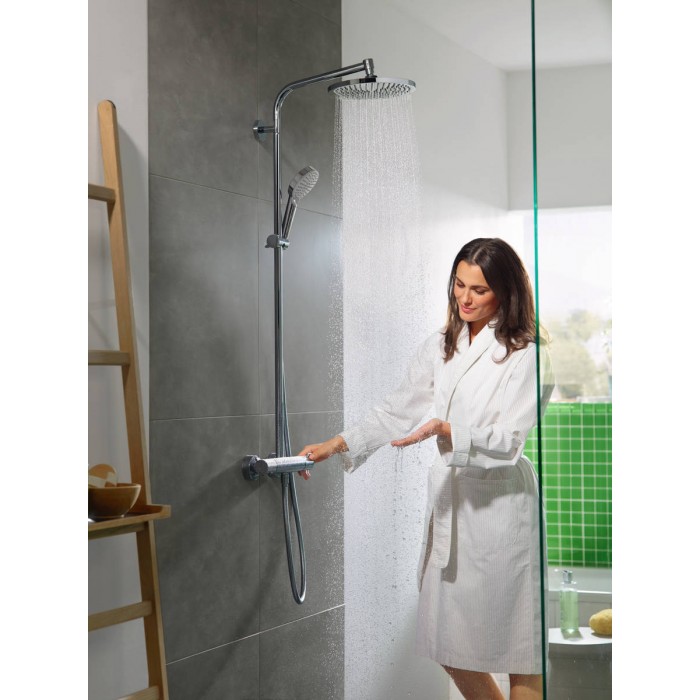 Душевая стойка Hansgrohe Crometta S 240 Showerpipe 27267000 с термостатом