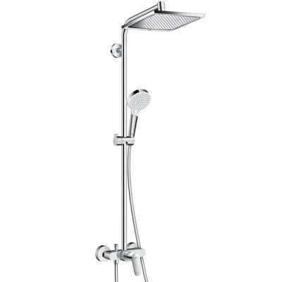 Душевая стойка Hansgrohe 27284000 Crometta E 240 1jet Showerpipe хром
