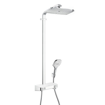 Душевая стойка Hansgrohe Raindance Select E 360 1jet 27288400 с термостатом, белый/хром