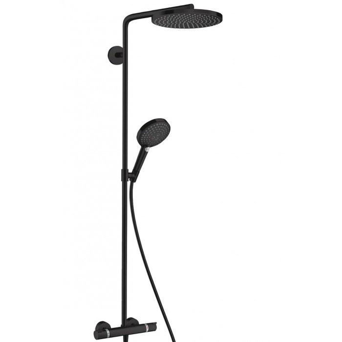 Душевая стойка Hansgrohe Raindance Select S 240 1jet 27633670 с термостатом, черная