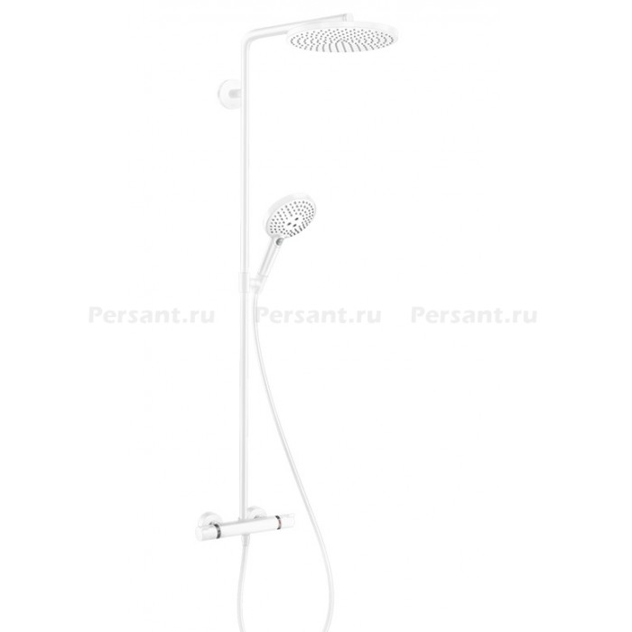 Душевая стойка Hansgrohe Raindance Select S 240 1jet 27633700 с термостатом, белая