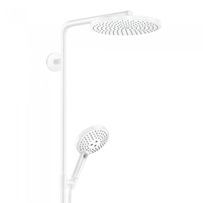 Душевая стойка Hansgrohe Raindance Select S 240 1jet 27633700 с термостатом, белая