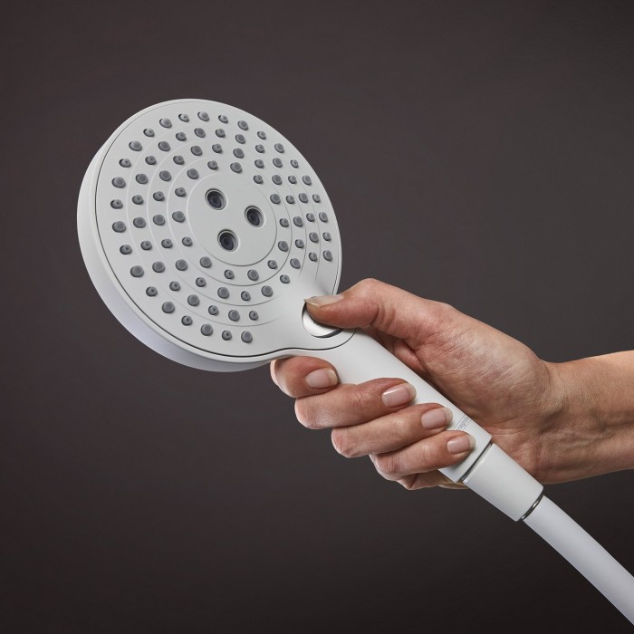 Душевая стойка Hansgrohe Raindance Select S 240 1jet 27633700 с термостатом, белая