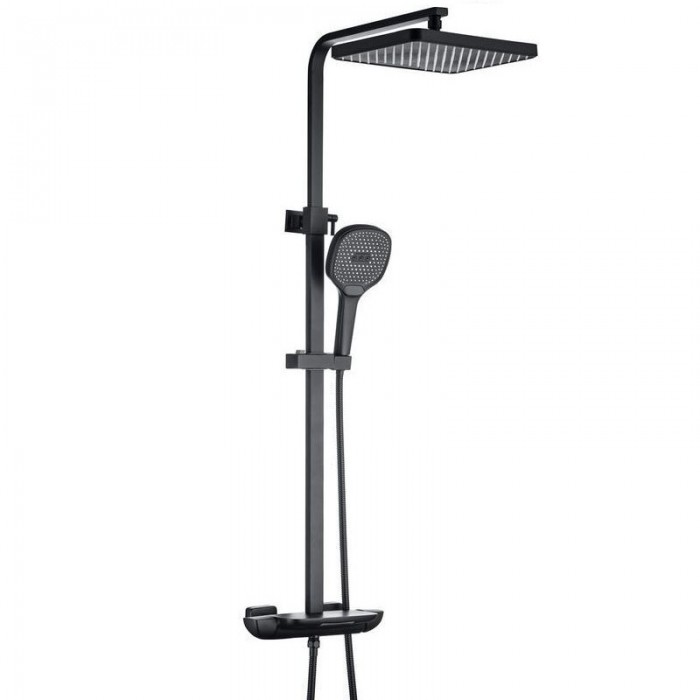 Душевая стойка Allen Brau Infinity 5.21030-31 черная матовая