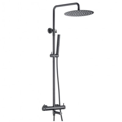 Душевая стойка Allen Brau Priority 5.31A10-MG графит брашированный