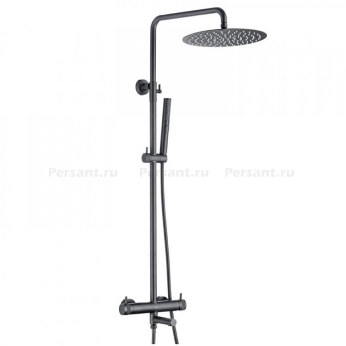 Душевая стойка Allen Brau Priority 5.31A10-MG графит брашированный