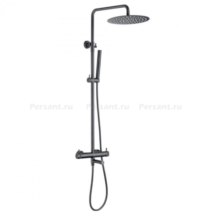Душевая стойка Allen Brau Priority 5.31A10-MG графит брашированный