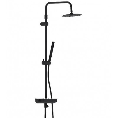 Душевая стойка Damixa Scandinavian Pure 936760300 с термостатом, черная