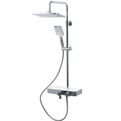 Душевая стойка WasserKRAFT A11301 Thermo с термостатом, хром