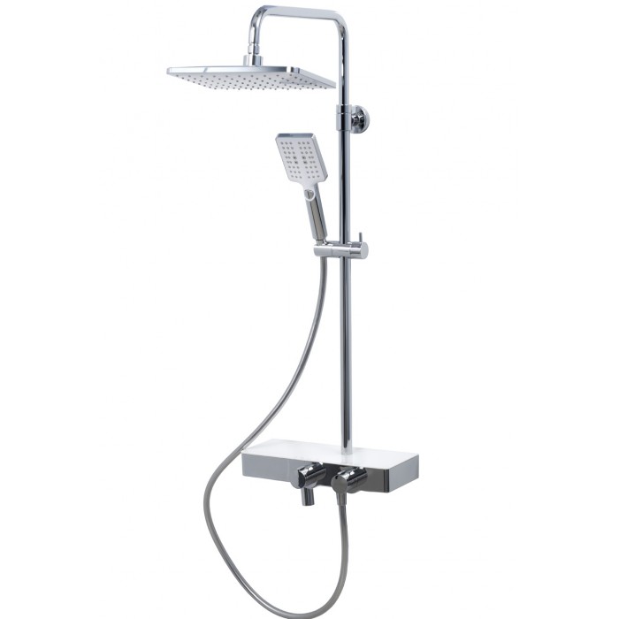 Душевая стойка WasserKRAFT A11301 Thermo с термостатом, хром