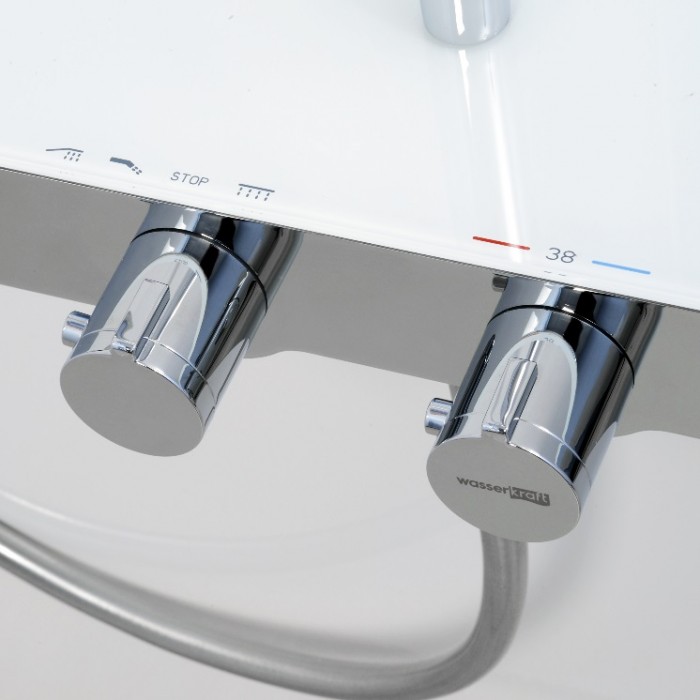 Душевая стойка WasserKRAFT A11301 Thermo с термостатом, хром