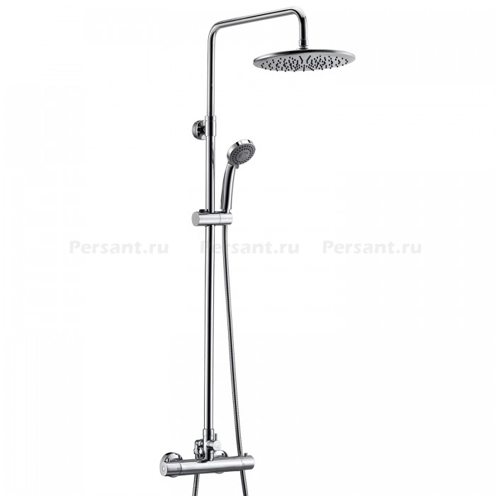 Душевая стойка WasserKRAFT A13302 Thermo с термостатом, хром