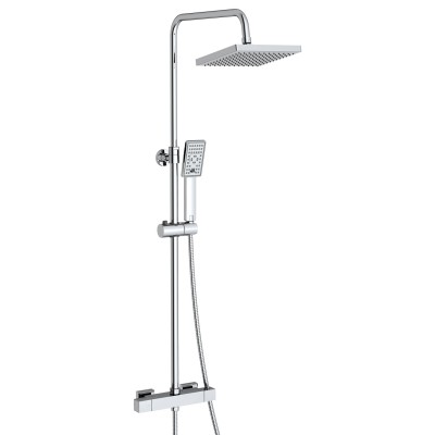 Душевая стойка WasserKRAFT A15502 Thermo с термостатом, хром