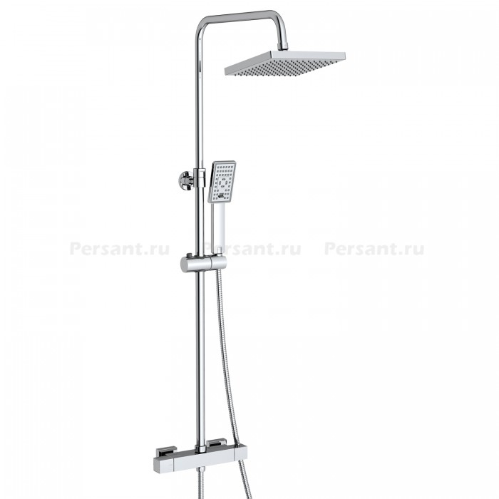 Душевая стойка WasserKRAFT A15502 Thermo с термостатом, хром