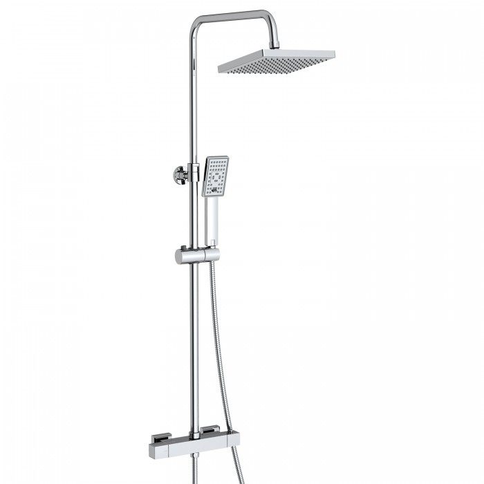 Душевая стойка WasserKRAFT A15502 Thermo с термостатом, хром