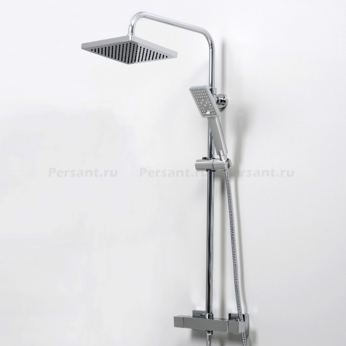 Душевая стойка WasserKRAFT A15502 Thermo с термостатом, хром
