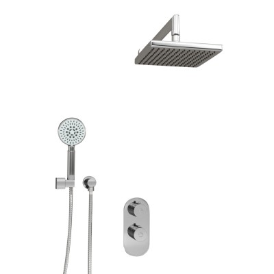 Душевой комплект WasserKRAFT Thermo A16028 с термостатом, хром