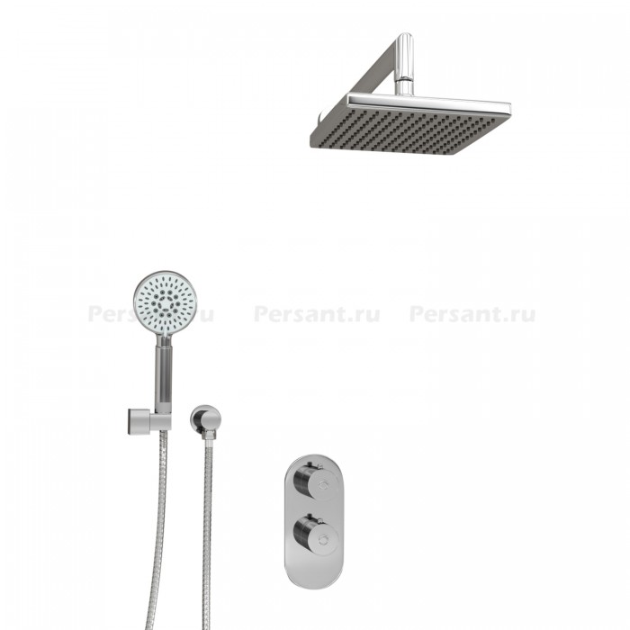 Душевой комплект WasserKRAFT Thermo A16028 с термостатом, хром