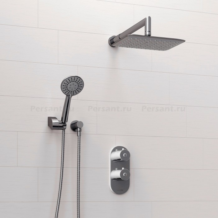 Душевой комплект WasserKRAFT Thermo A16031 с термостатом, хром