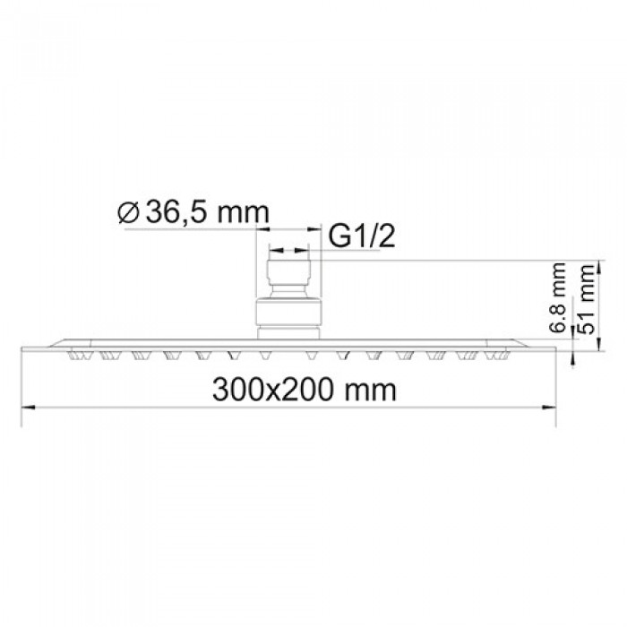 Душевой комплект WasserKRAFT Alme A16069 хром