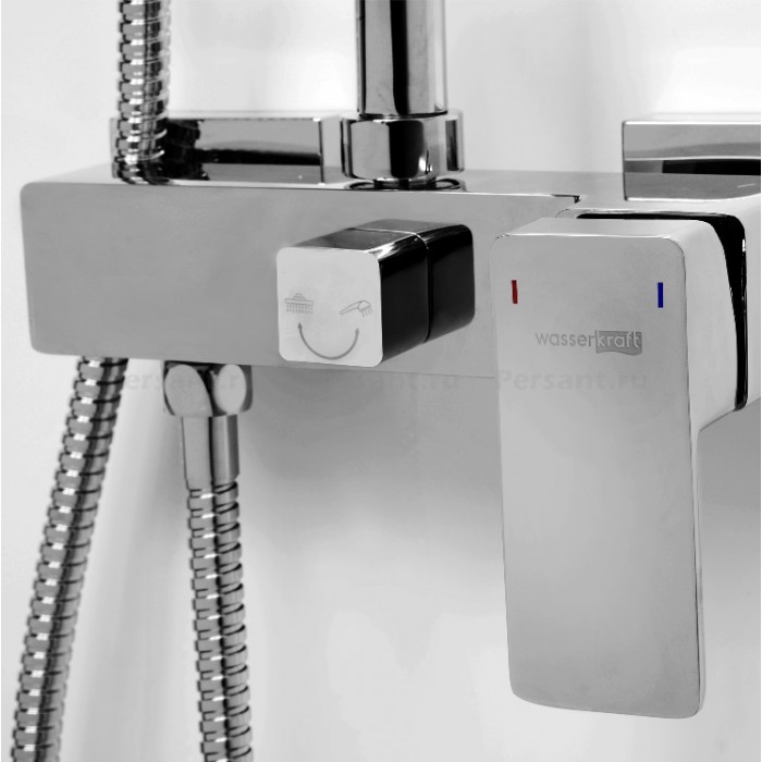 Душевая стойка WasserKRAFT A17702 хром