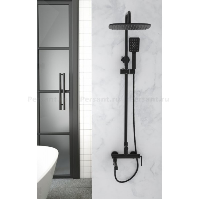 Душевая стойка BelBagno Acqua ACQUA-VSCM-NERO черная