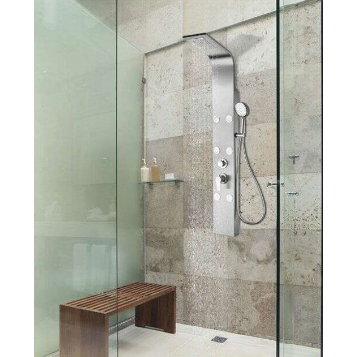 Душевая панель Aquanet Galaxy Shine AP40-01 хром глянцевый