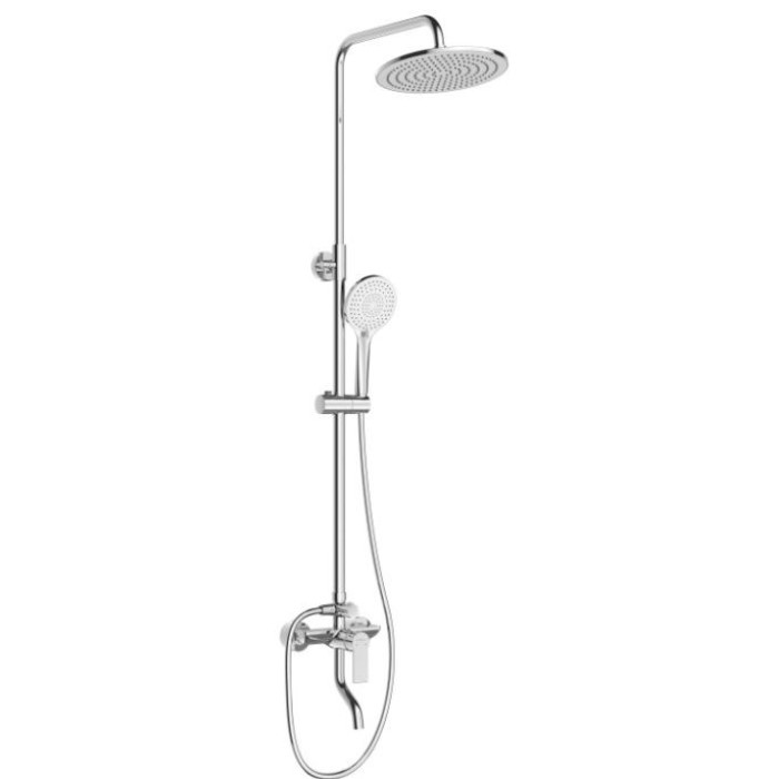Душевая стойка BelBagno Aurora AURORA-VSCM-CRM хром