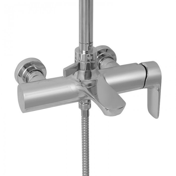 Душевая стойка Jacob Delafon Aleo E97825RU-4-CP хром