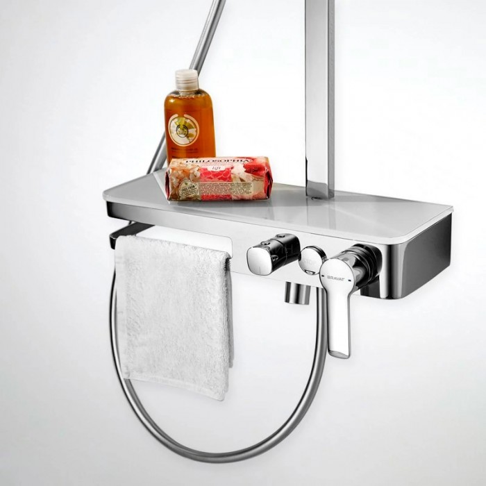 Душевая стойка Bravat Meissen F6277312CP-A-ENG