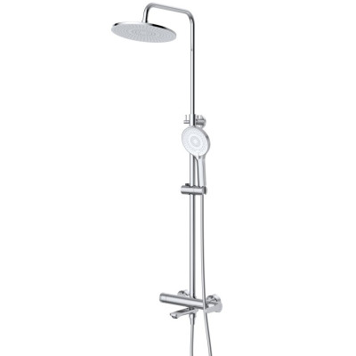 Душевая стойка Cezares Lux со смесителем, хром LUX-CVD-01