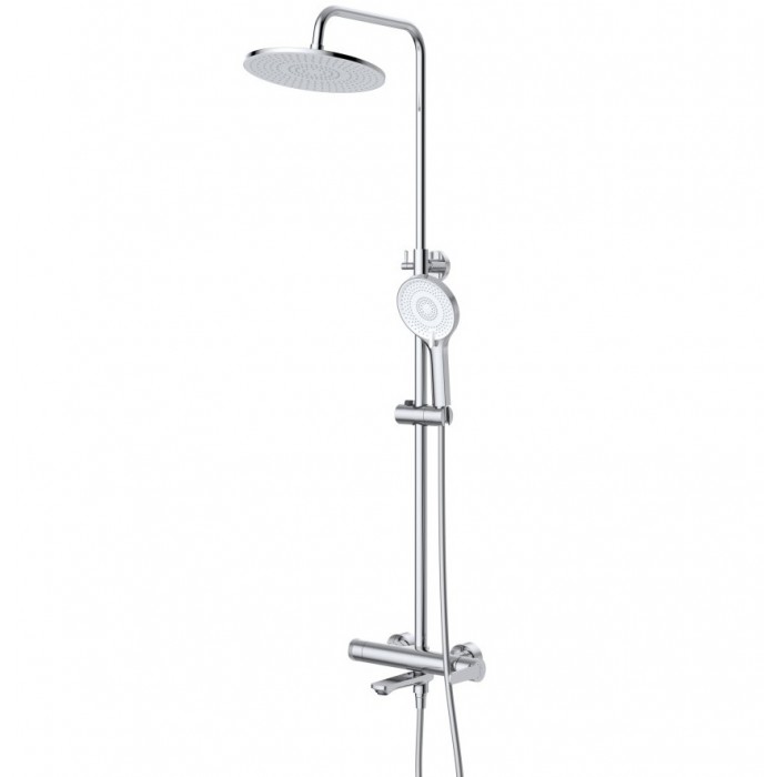 Душевая стойка Cezares Lux со смесителем, хром LUX-CVD-01