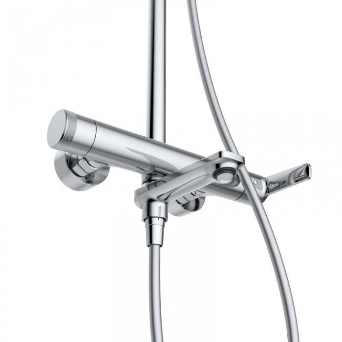 Душевая стойка Cezares Lux со смесителем, хром LUX-CVD-01