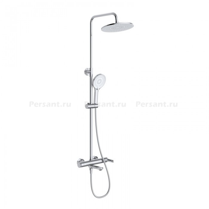 Душевая стойка Cezares Lux со смесителем, хром LUX-CVD-01