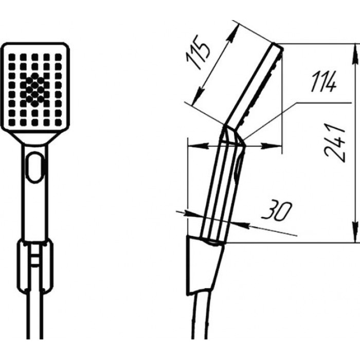 Душевой гарнитур Paini Ravenna RVCR131 хром