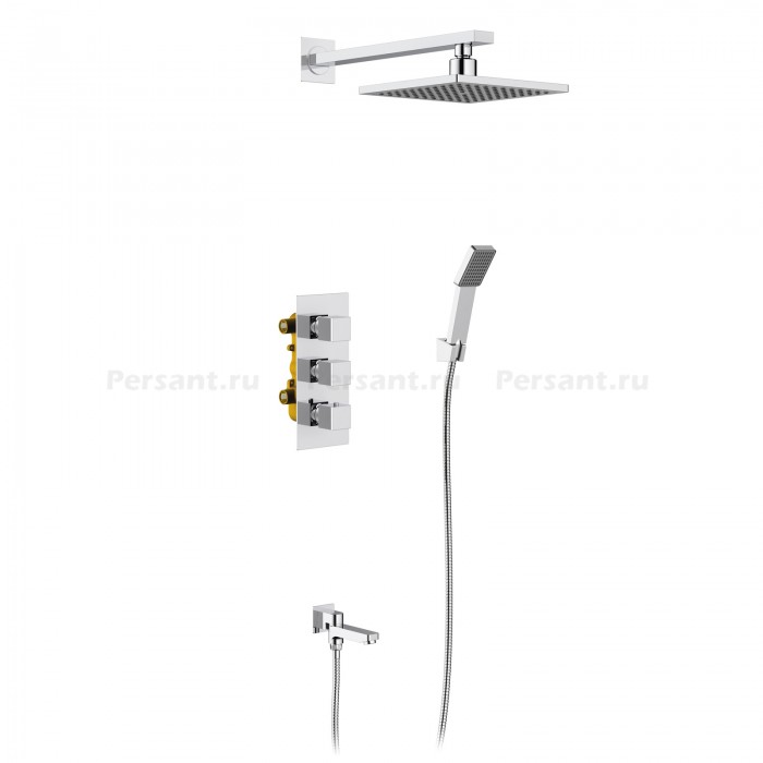 Душевой комплект Timo Tetra-thermo SX-0199/00SM с термостатом хром