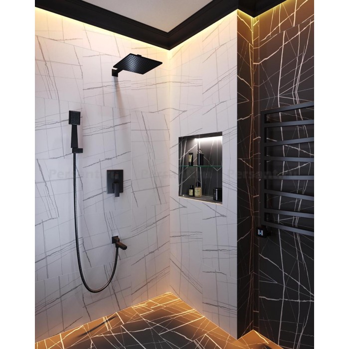 Душевой комплект Timo Selene SX-3069/03SM черный матовый