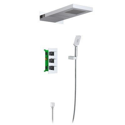 Душевой комплект Timo Petruma SX-5039/00SM с термостатом, хром
