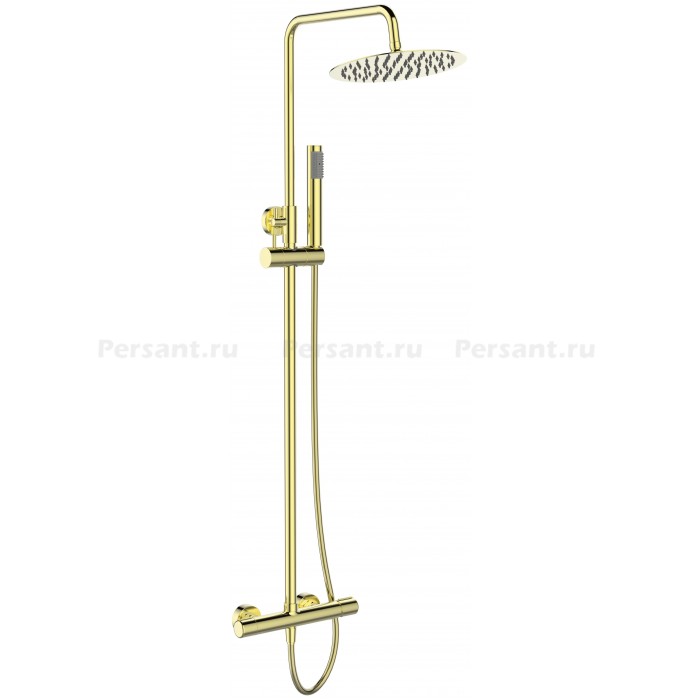 Душевая стойка BelBagno Uno UNO-DOCM-ORO золото