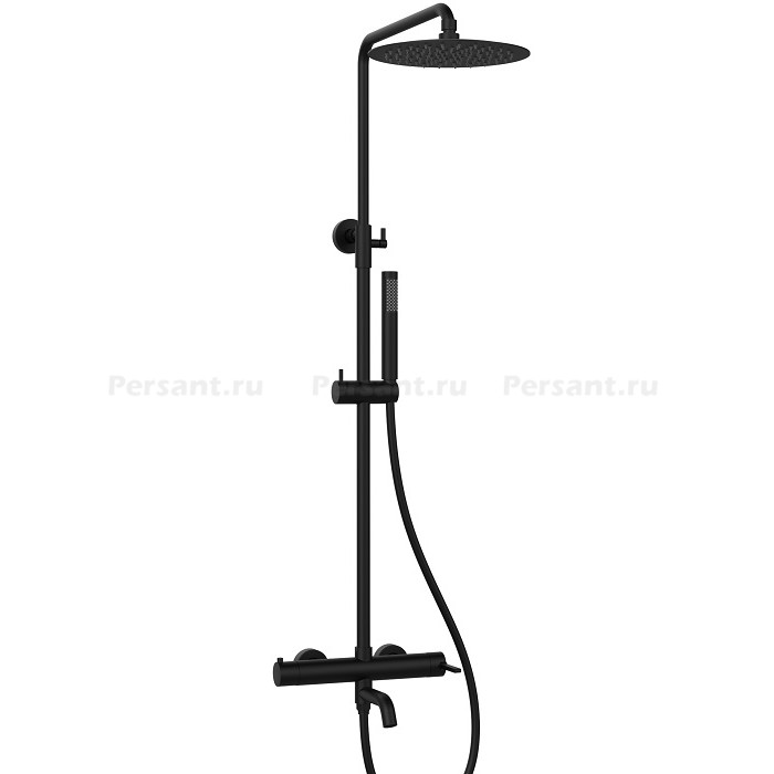 Душевая стойка Vincea Villa VSFS-1VL1MB черная матовая