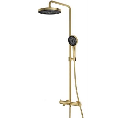 Душевая стойка Vincea Rim VSFS-2RM1BG золото брашированное