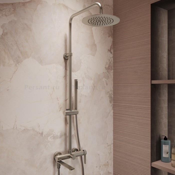 Душевая стойка Vincea Linea VSFS-4LN1BN никель браш